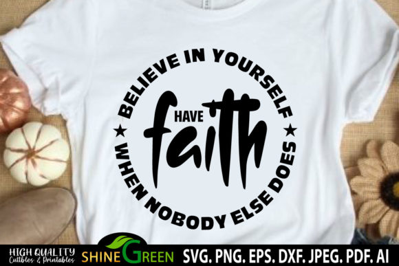 Christian Faith Quote Believe Yourself