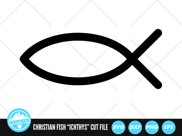 Christian Fish Ichthys SVG Files