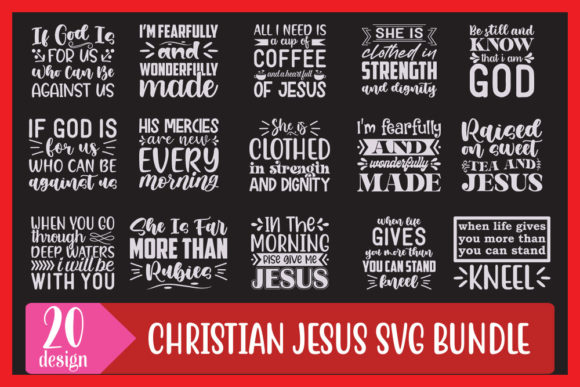 Christian Jesus SVG Bundle for Branding