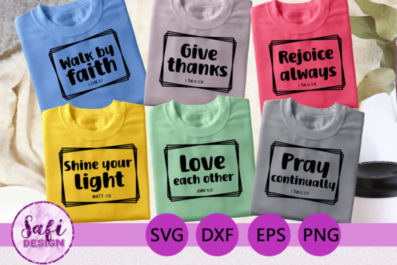 Christian Life Bible Verse Bundle- SVG: Crafting with Clarity and Purpose