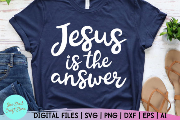 Christian SVG & Jesus is the Answer for Creatives