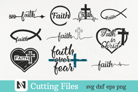 Faith SVG Bundle & Jesus SVG for Creative Projects