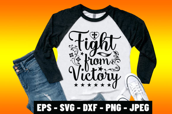 Fight from Victory: The Theology Behind a Powerful Jesus Tshirt Design