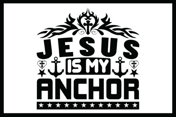 Jesus Black Vector Bible Quotes Tshirt Font