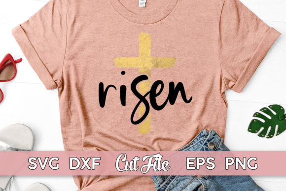 Risen Faith Cut File Christian Design Tool
