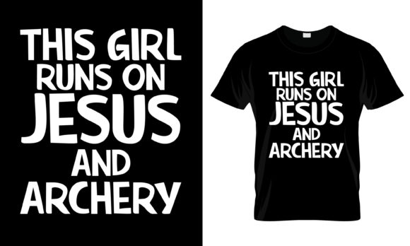 This Girl Runs on Jesus T-Shirt: More Than Just Apparel, It's a Statement of Faith in Motion